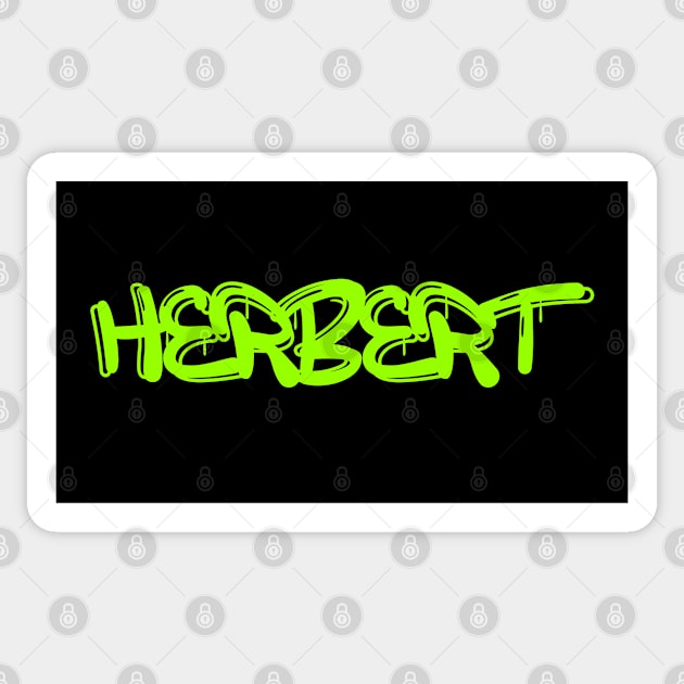 Herbert Sticker by BjornCatssen